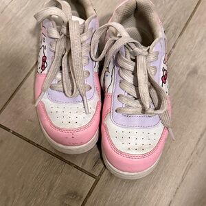 Hello Kitty Pink and White Kids Sneakers